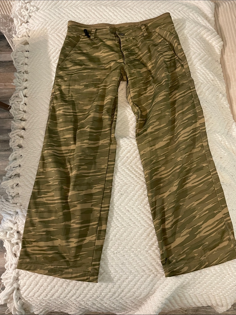 686 Olive Camo Kids Cargo Pants